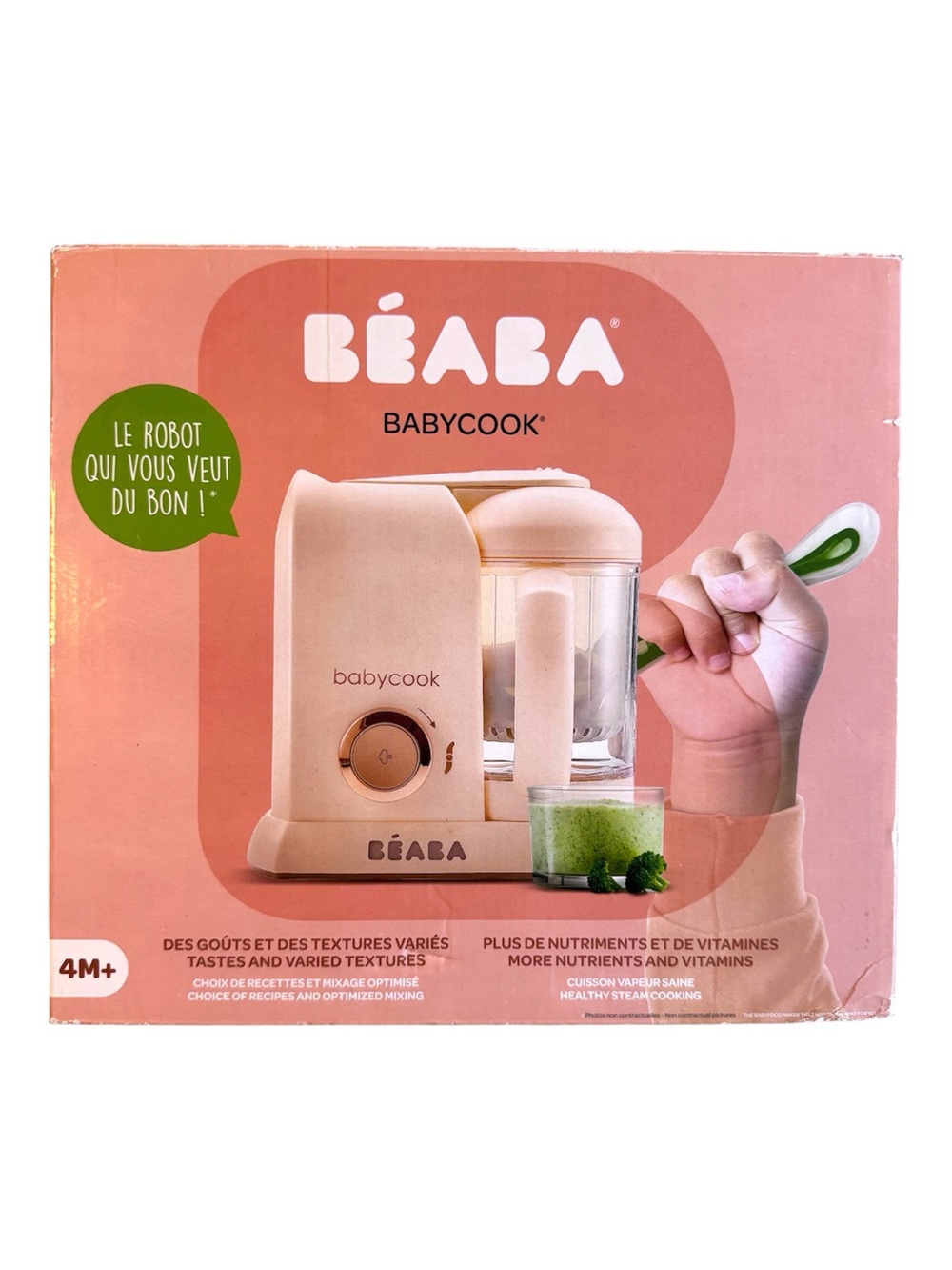 NWT BÉABA Babycook Baby Food Maker Rose Gold